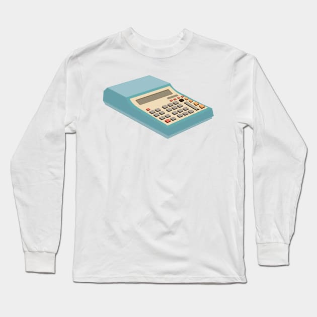 Calculator Long Sleeve T-Shirt by smoochugs